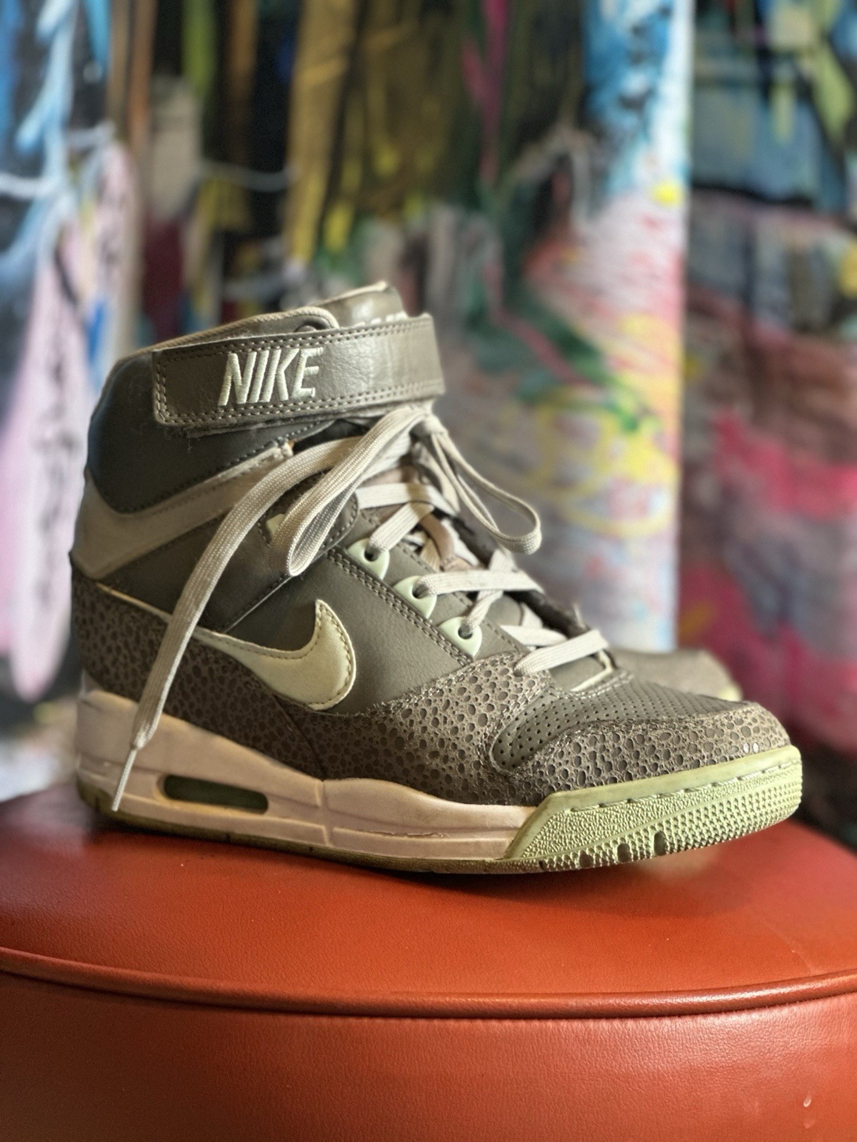 Nike Air Revolution Sky Hi Wedge Gym Shoe