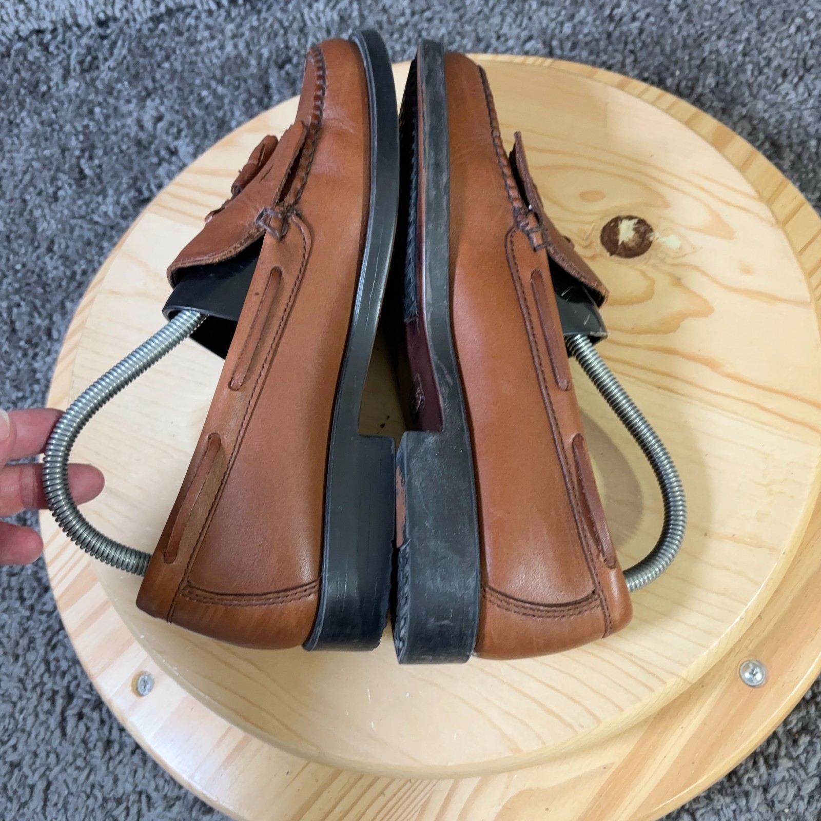 GH Bass Weejuns Marietta II Loafer Women Size 9 Brown Leather Tassel Kiltie Shoe