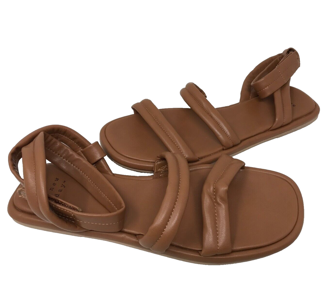 A New Day Women’s Ottie Slingback Comfort Straps Sandals Brown Size:8.5 196A