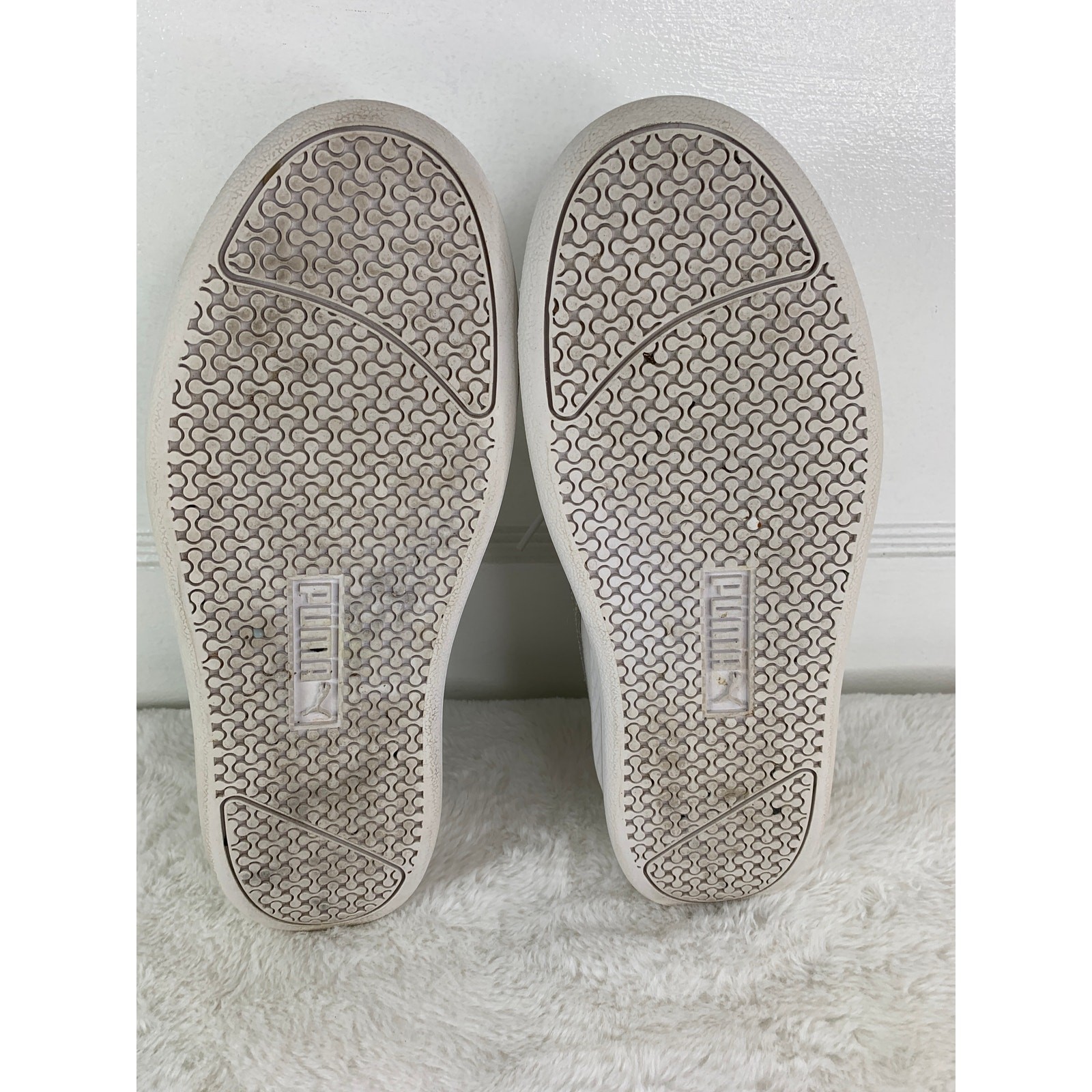 Puma Smash Platform 366487-06 White Women’s Casual Sneakers Size 8