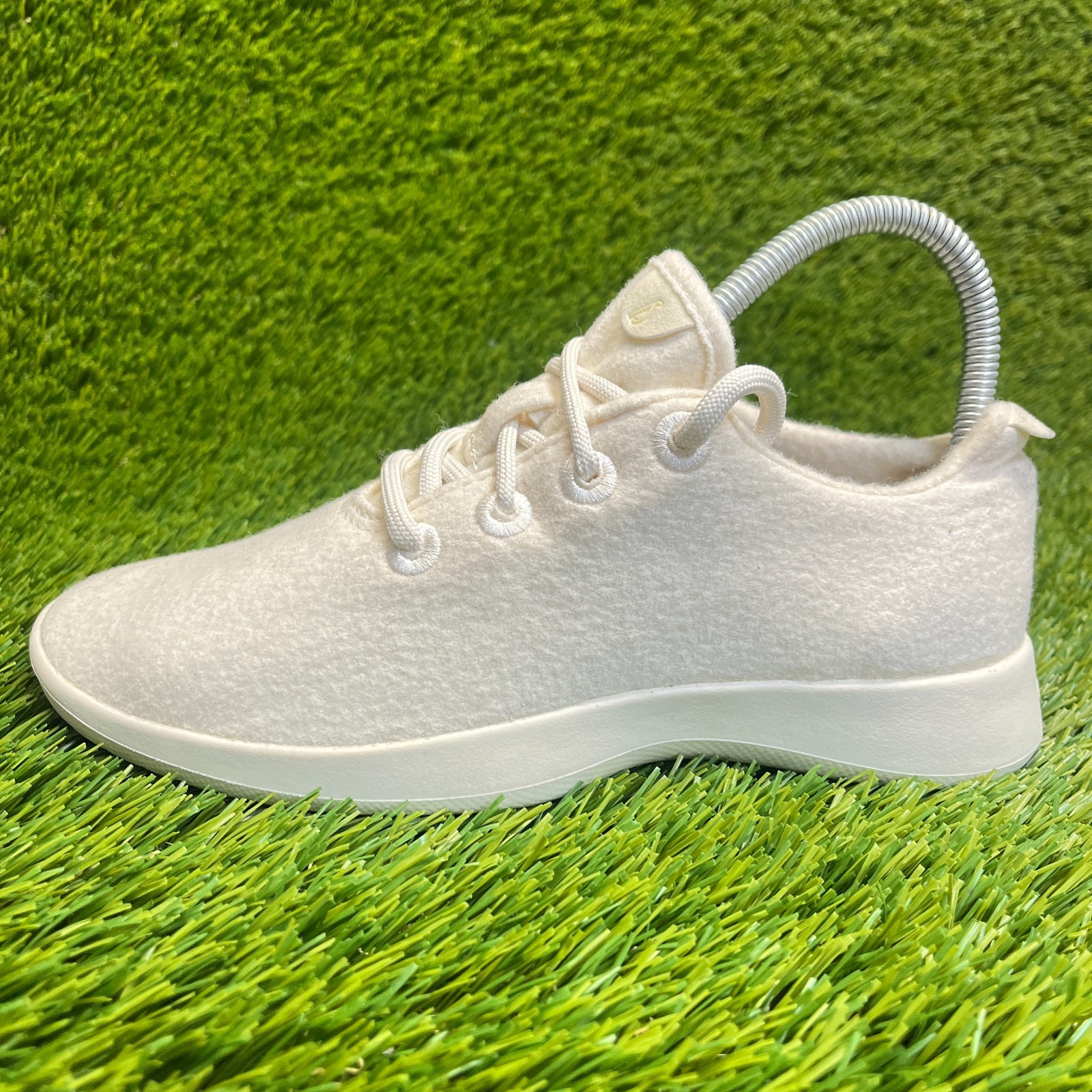 Allbirds Wool Runners Natural White Womens Size 7 Running Walking Shoes Sneakers
