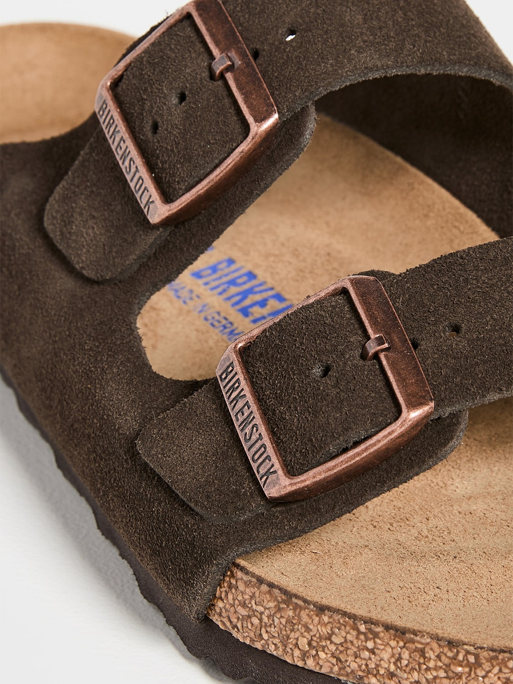 Birkenstock Arizona Soft Footbed Sandals Suede Leather Shoes New w/ Box – Mocha
