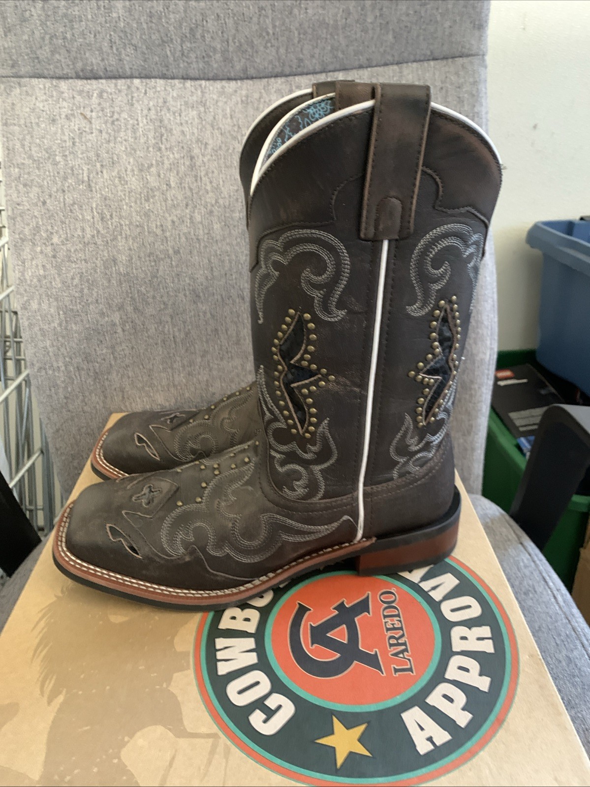 PICK SIZE Laredo 5660 Women’s Spellbound Leather Western Cowboy Boot