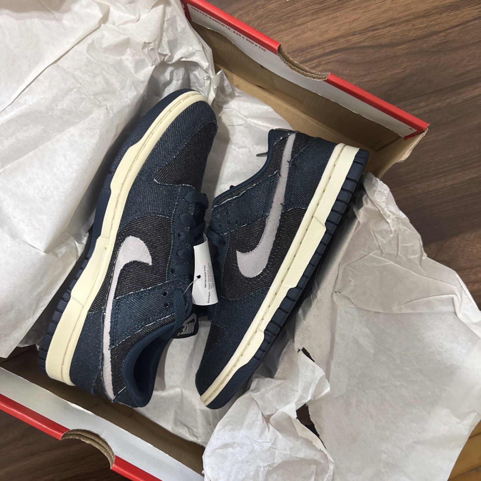 🔥 Nike Dunk Low Armory Navy Denim W – HF1985-400