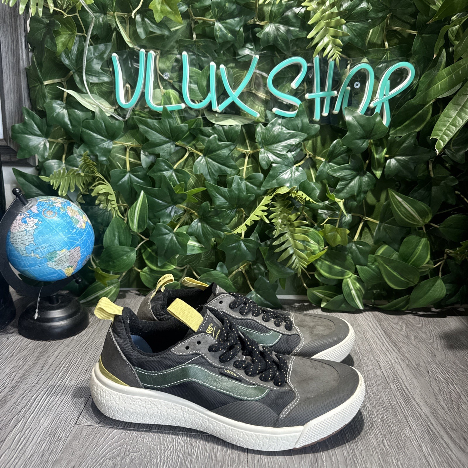 VANS UltraRange Exo MTE, Men 5/Women’s 6.5 Gray Green Shoes HEIQ Eco Dry Sample