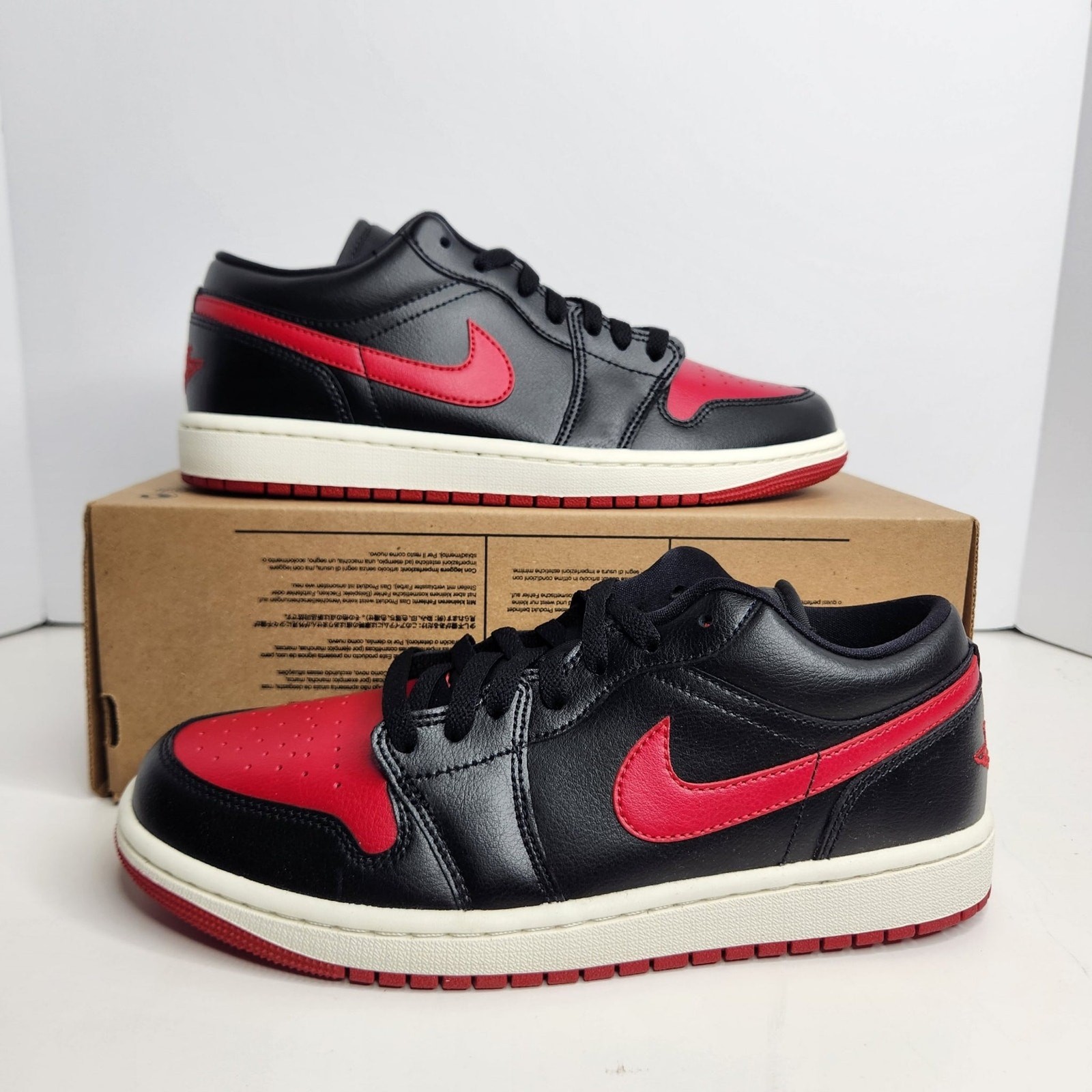 Air Jordan 1 Low Red/Black Size 9.5 Women