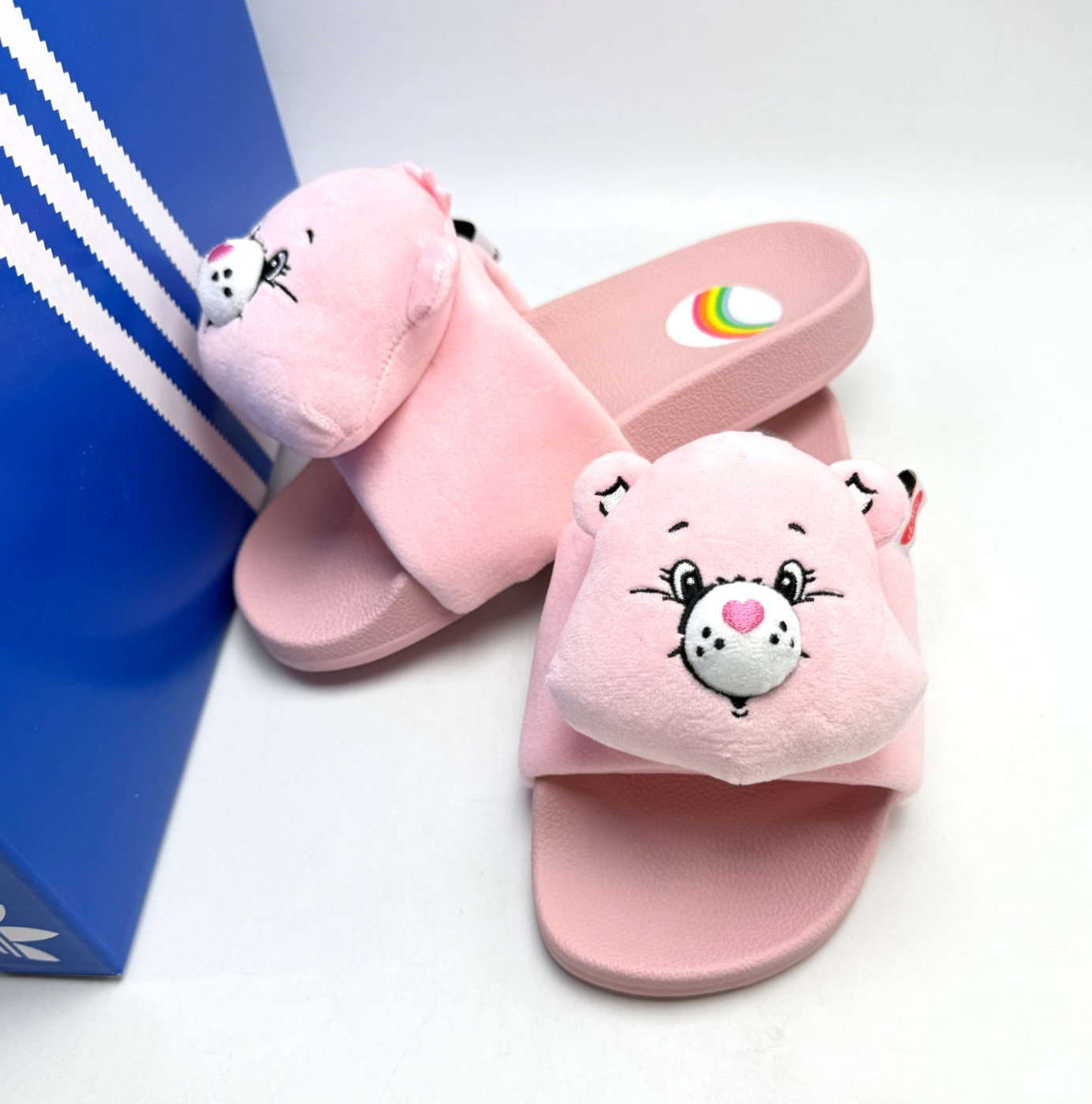 Adidas Care Bears x Adilette ‘Clear Pink’ W Women’s Slide KH9957 sz 7-9