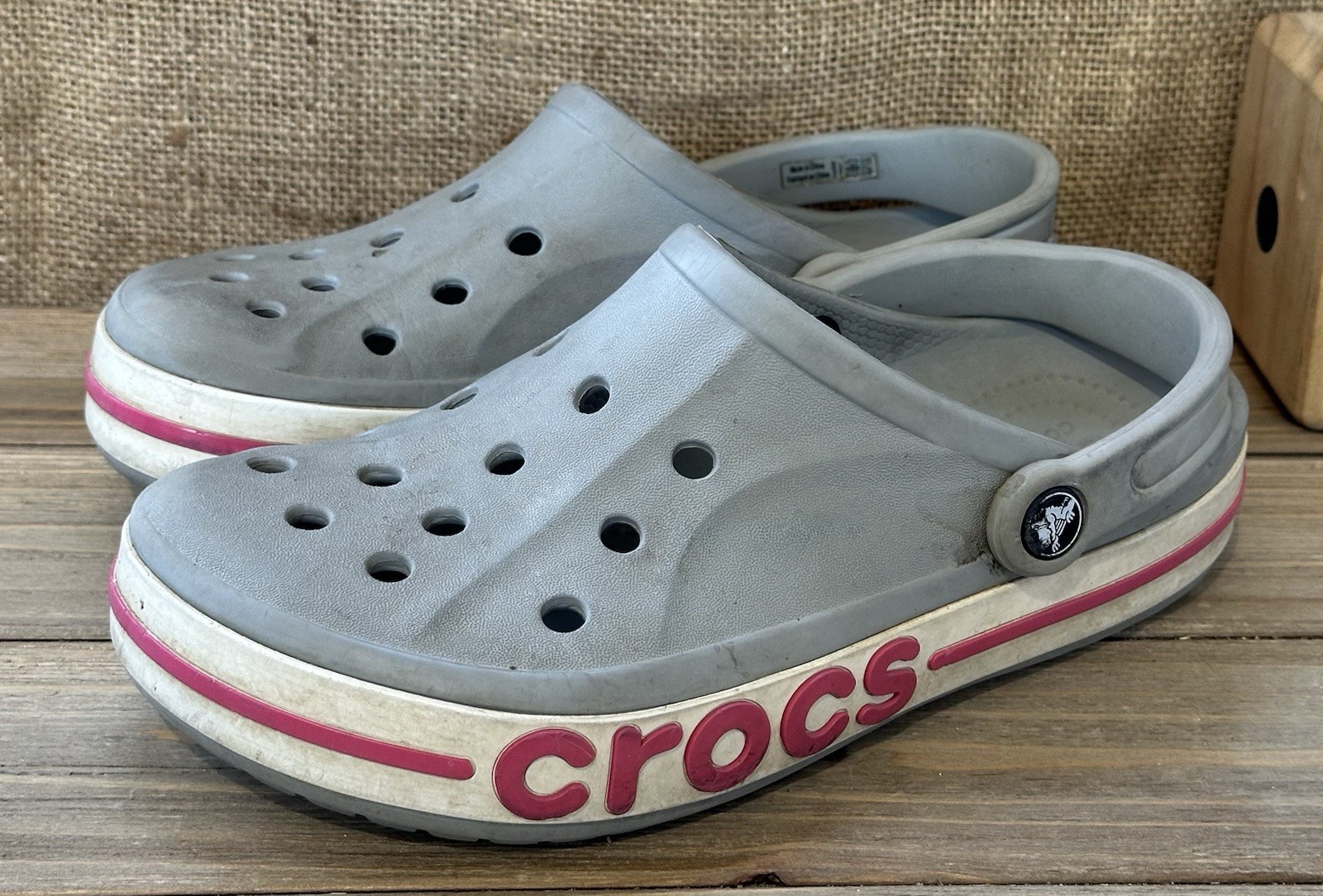 Crocs Bayaband Clogs Athletic Gray Women’s 7