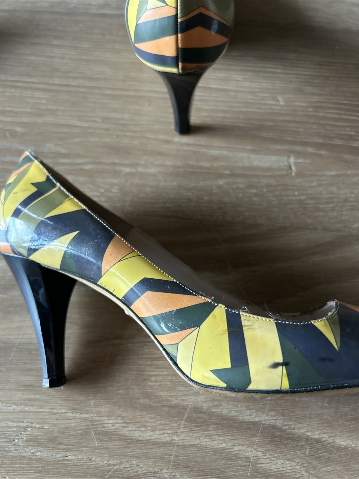 Emilio Pucci Classic Pattern Heels EUR 39