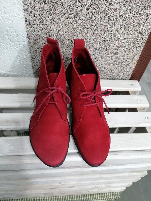 women ark boots red nubuck 39.5