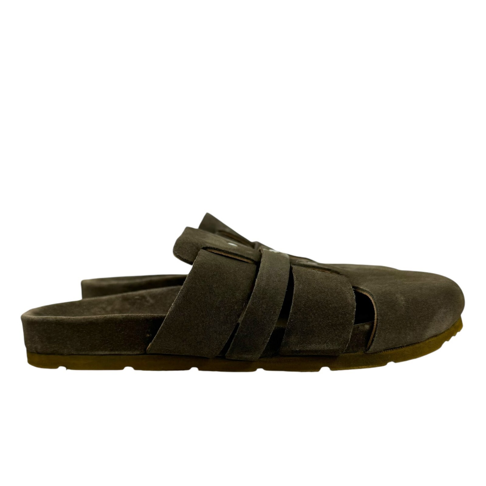 Free People Mule Clogs Sunday Season Khaki Green Slip On Women’s 36 USA 6