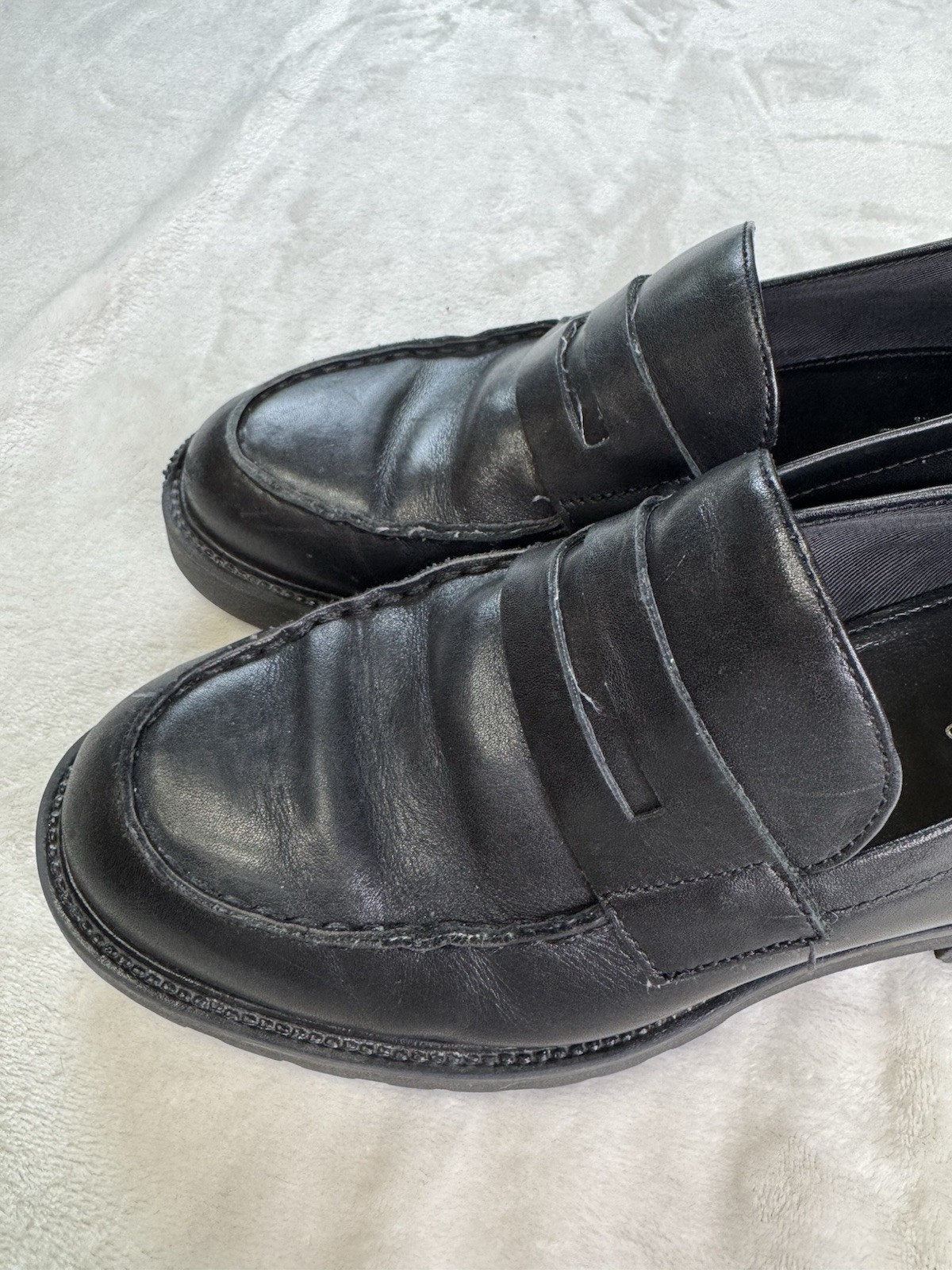 Vagabond Penny Loafers Size 8 Women’s Leather Slip On Shoes Work Career Preppy