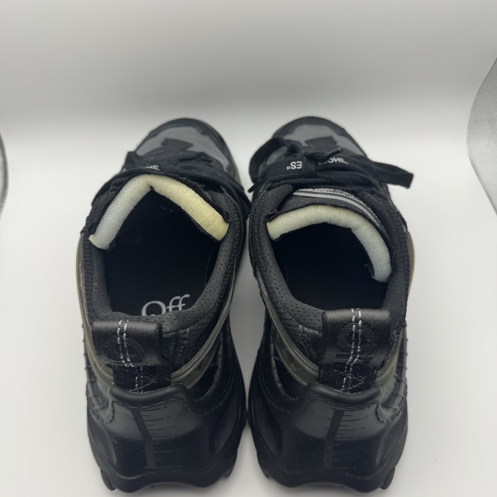 Off-White Odsy-1000 Women’s Size 6 Black Grey Designer Sneakers