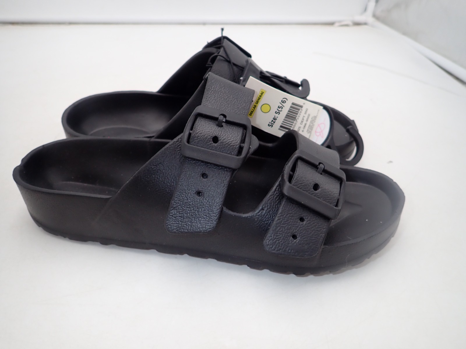 Two Pair Each of Black Bobbie Brook sandals Size 5/6, 7/8 & 9/10