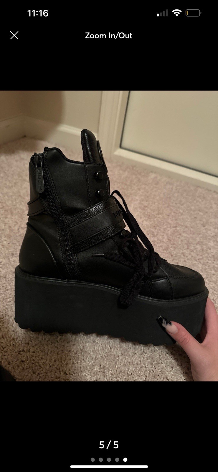 Killstar Platform Sneakers Wmns 8
