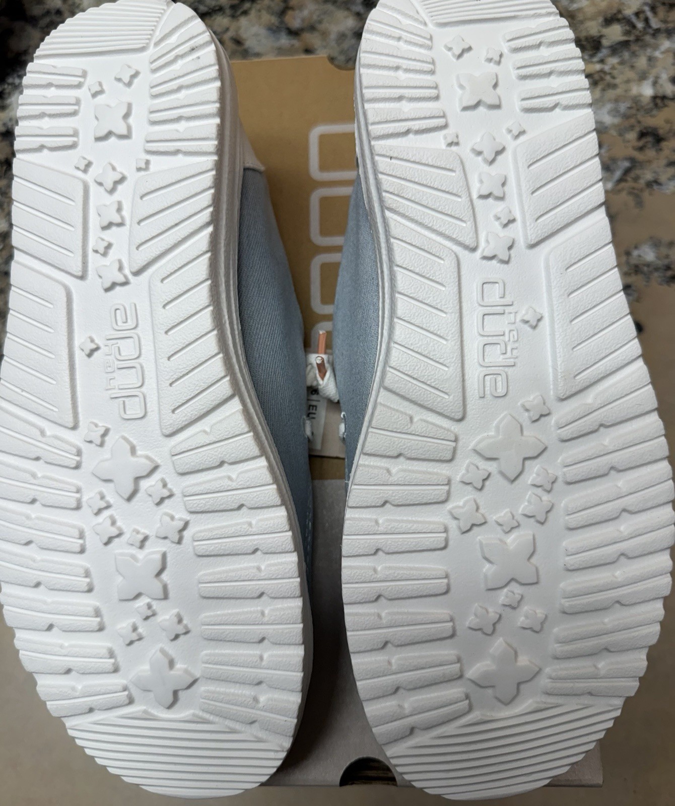 Hey Dude Women’s 6 Boho Light Denim- New In Box