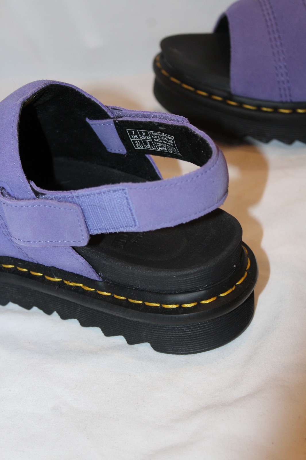 Dr. Martens Women’s Kole SoftWair Sandal US 6 EU 37 Twilight Purple NEW