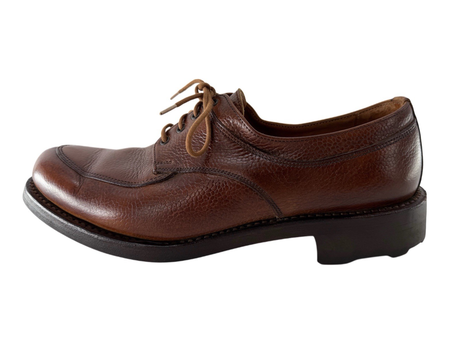 Ralph Lauren Crockett Jones Bench Oxford Shoes Women Sz 9.5 B Brown England YGI