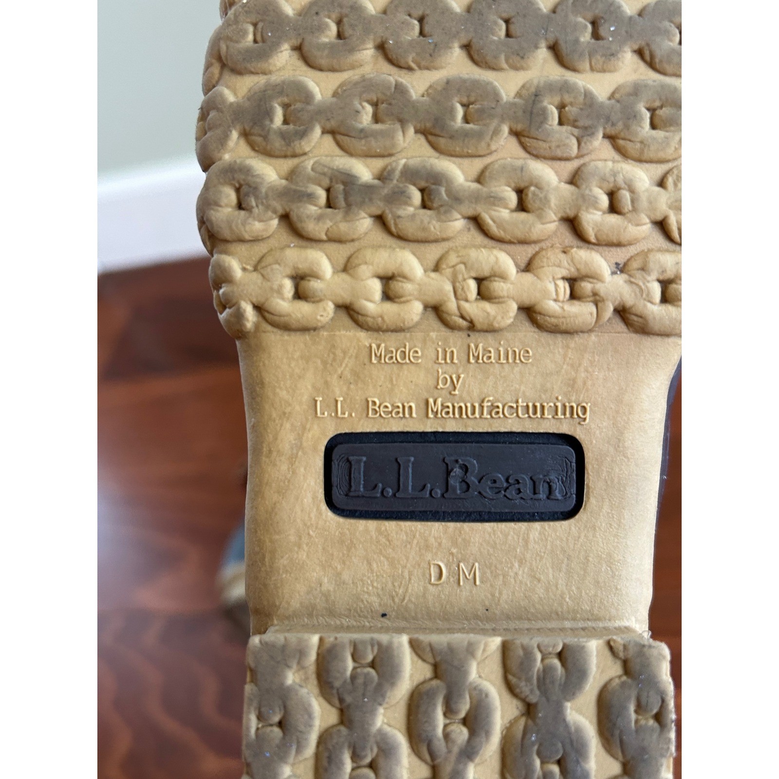 LL Bean Shearling Lined Lounger Bean Boots Brown Leather Duck Boots Womens 8.5??