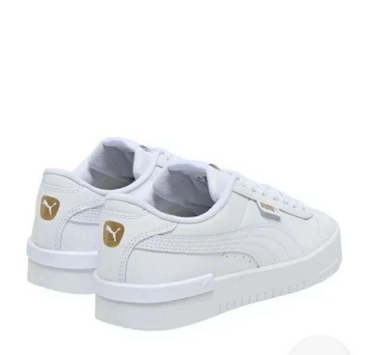 PUMA Court Sneaker Womens Retro Walking,Tennis,Pickleball 7W/PUMA White/Gold NIB