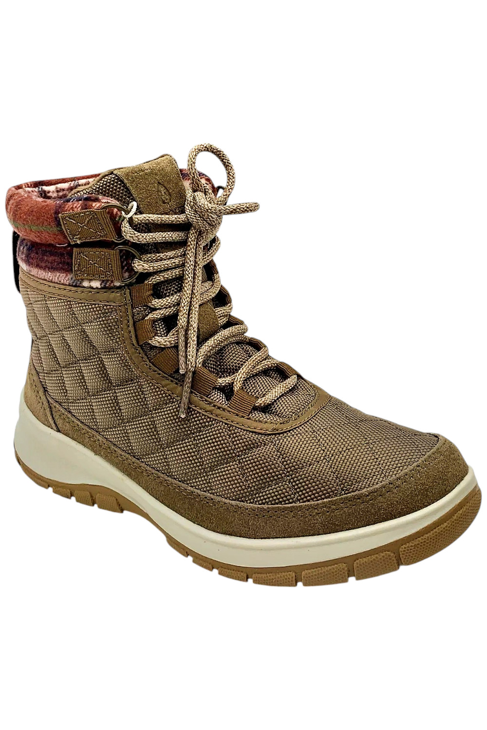 Sporto Women’s Stellar Quilted Lace-Up Boot Tan