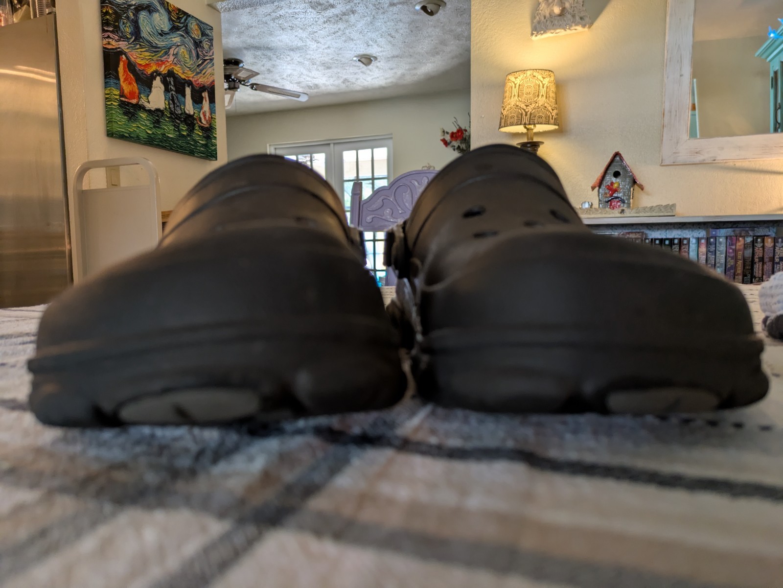 Crocs All-Terrain Clog Unisex M9 W11 Black Rugged Adjustable Strap Comfort