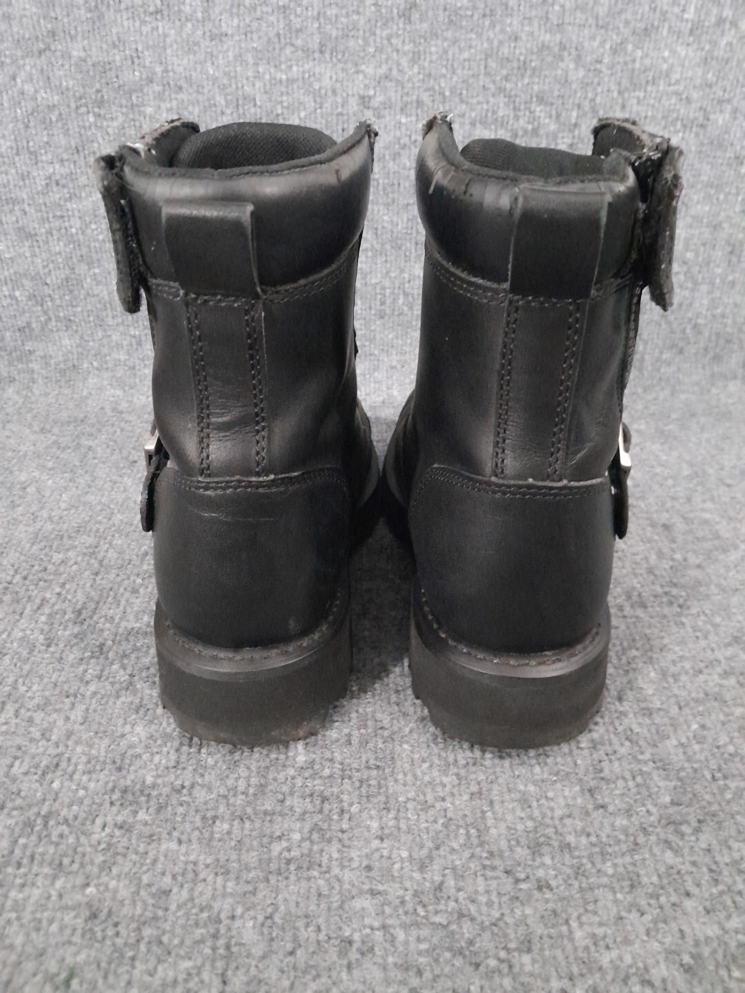 Harley Davidson Boots Womens 7 Black Leather Biker Motorcycles Oil Resistant