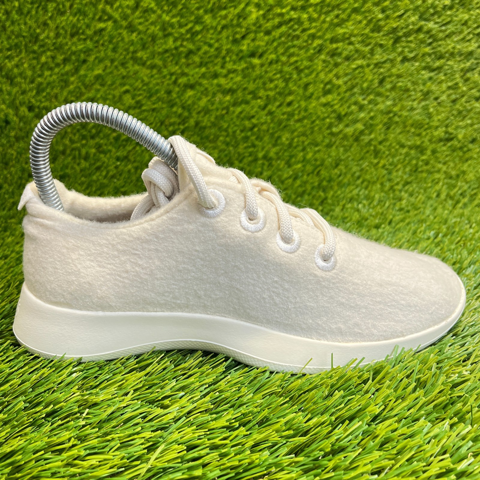 Allbirds Wool Runners Natural White Womens Size 6 Casual Walking Shoes Sneakers