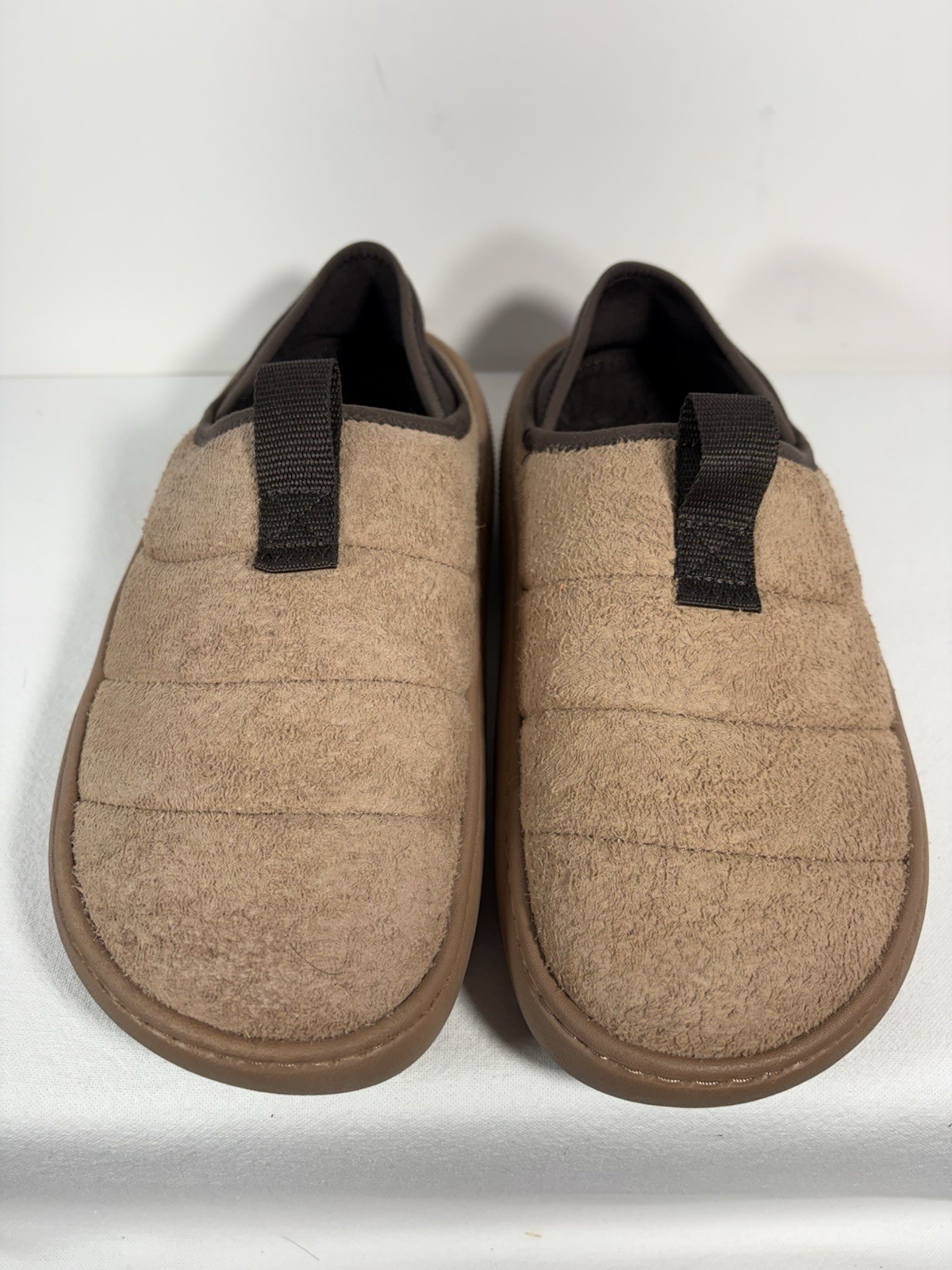 Unisex Crocs Milk Chocolate/Brown Vegan Suede Moc Size 9 Men/11 Women