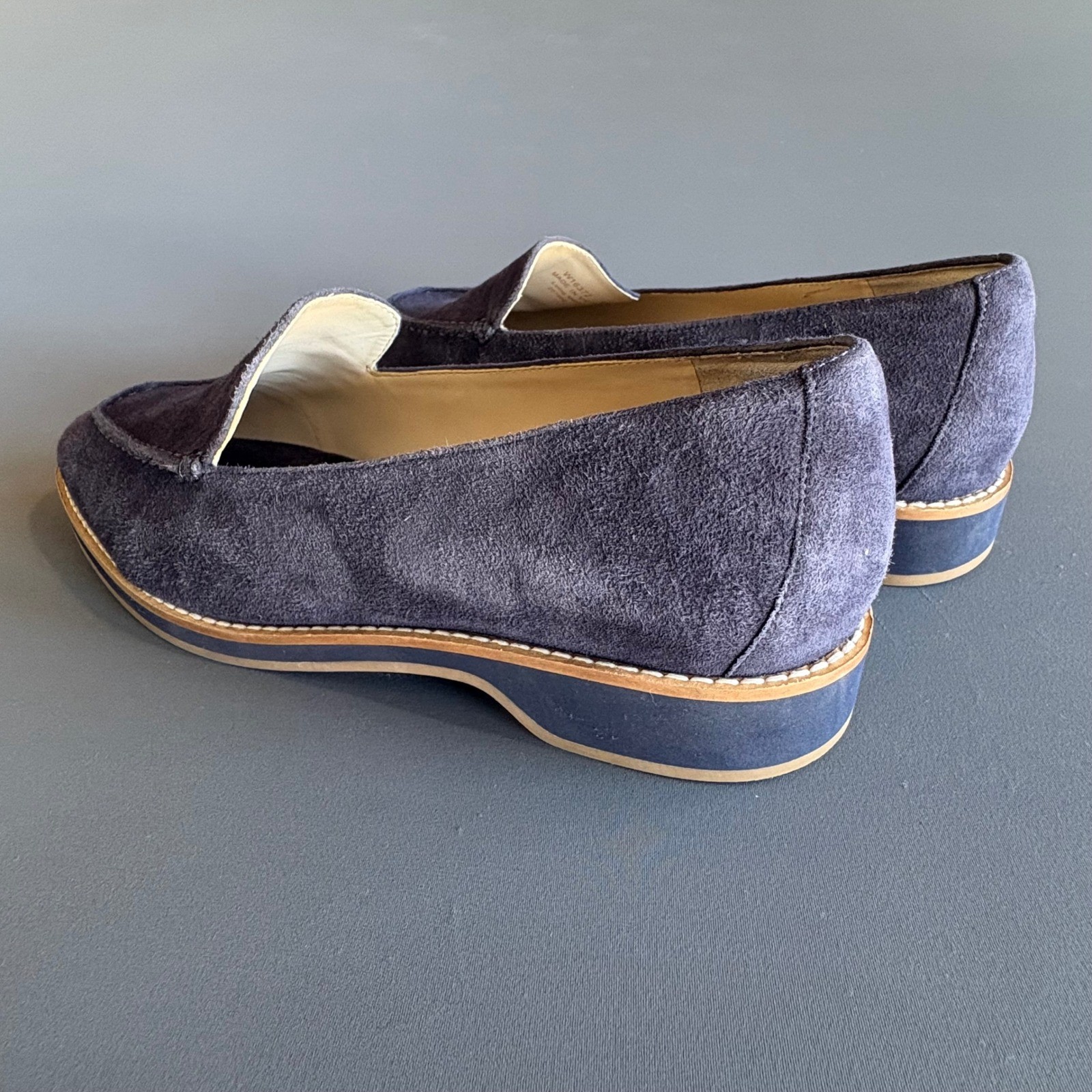Women’s Cole Haan Goto Loafer | Size 8B | Marine Blue – Suede Slip-On Comfort