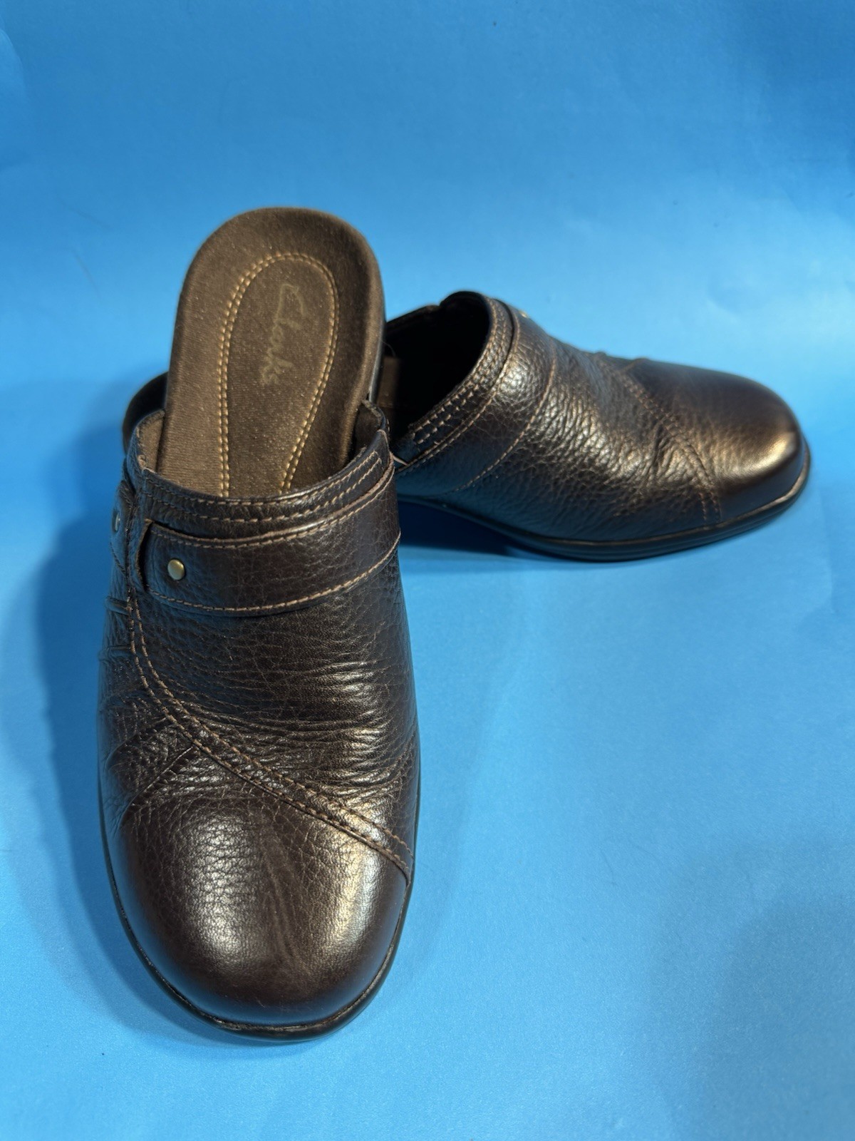 Clark’s Clogs Women’s Size 6 Slightly Used Good Condition Dark Brown (UB0092)