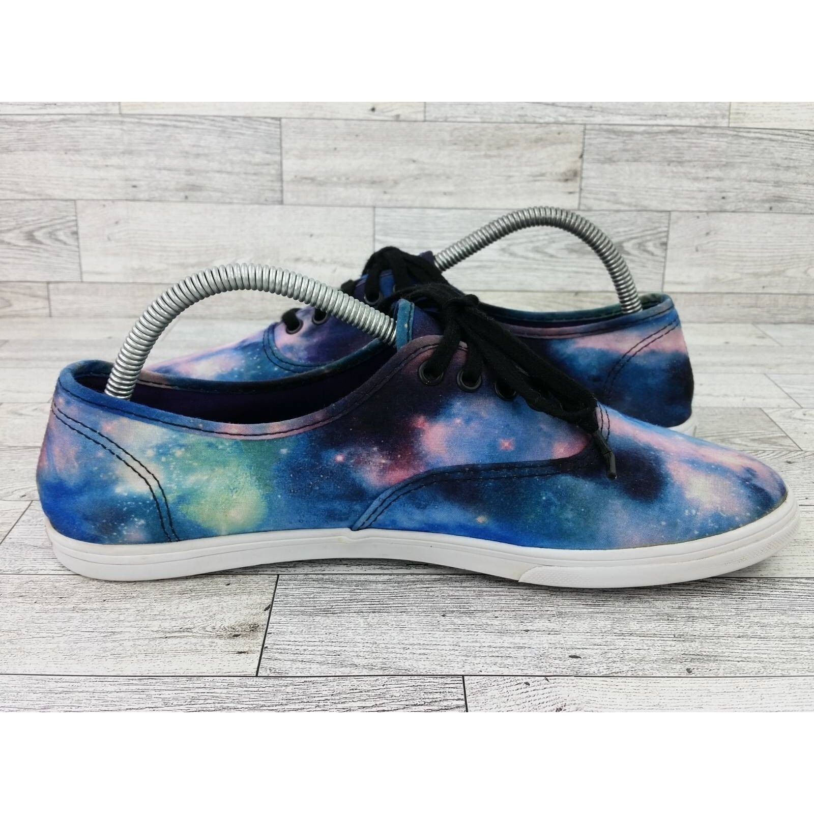 Vans Unisex Adults Cosmic Space Galaxy Sneaker Shoes Purple TB4R Lace Up M8 W9.5