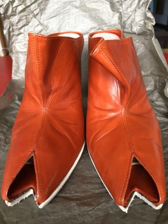 [Beautiful item, 1 wear] MIHARA YASUHIRO Leather Sandals 24.0cm
