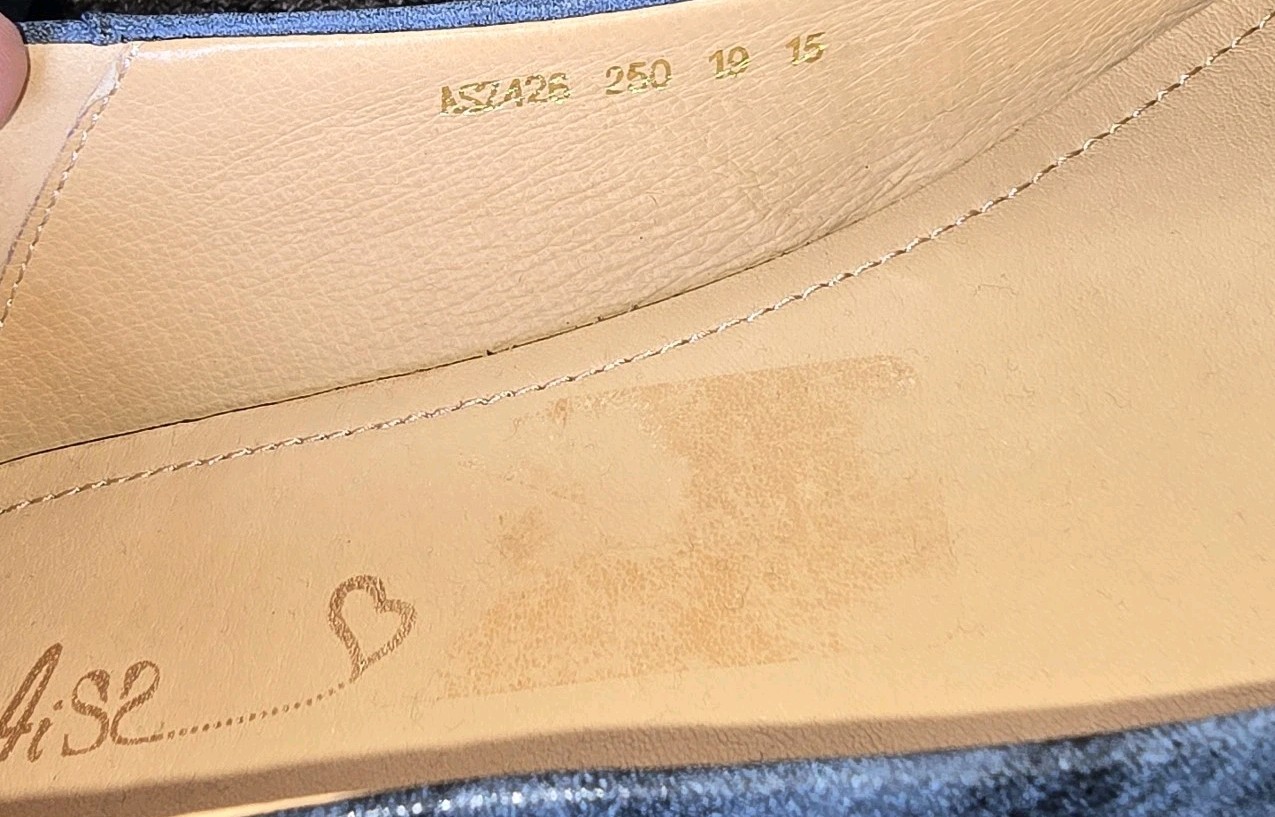 A.S 98 Airsteps Womens Leather Flats Size EU 40 ≈ US 9–9.5 Never Worn No Box