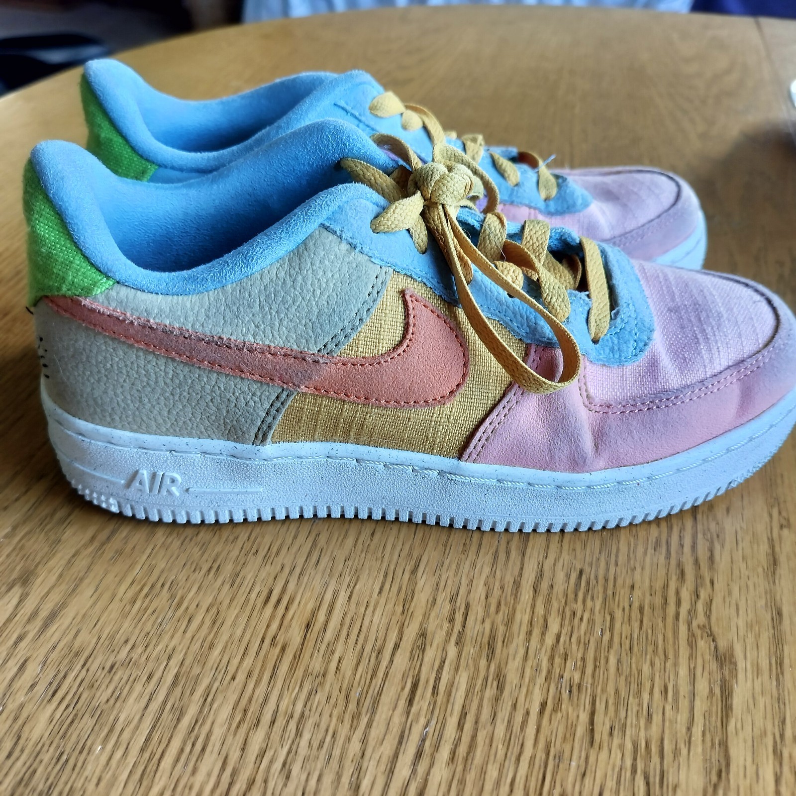 Size 4.5Y – Nike Air Force 1 ‘ 07 Next Nature Low Sun Club Multicolor Women’s