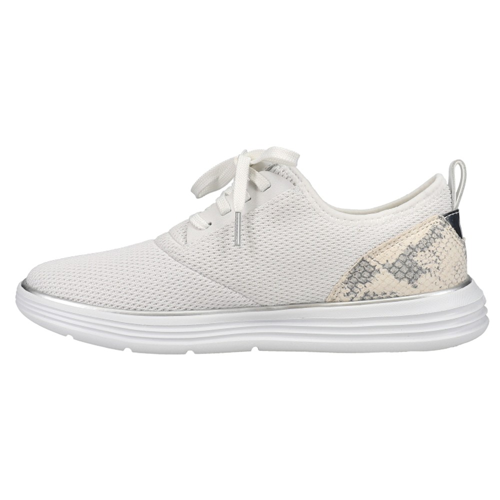 Cole Haan Grandsport Journey Snake Lace Up Womens White Sneakers Casual Shoes W