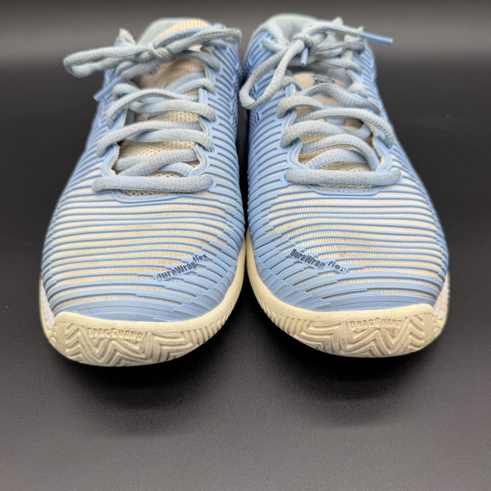K-Swiss Hypercourt Express 2 Womens Size 6.5 Wide Blue White Tennis Sneakers