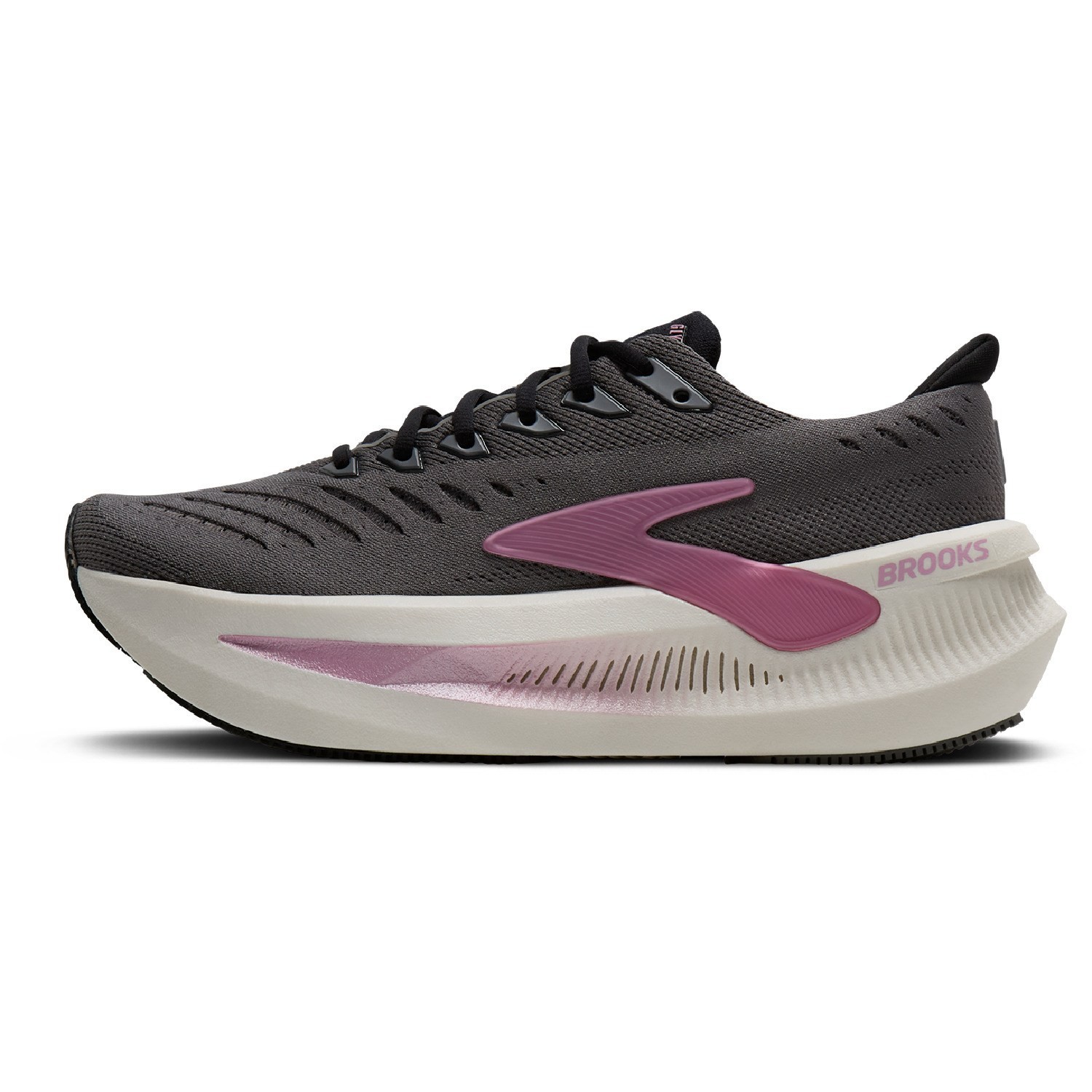 Brooks Glycerin Max 2 Road-Running Shoes – Women’s-Grey/Coconut/Metallic