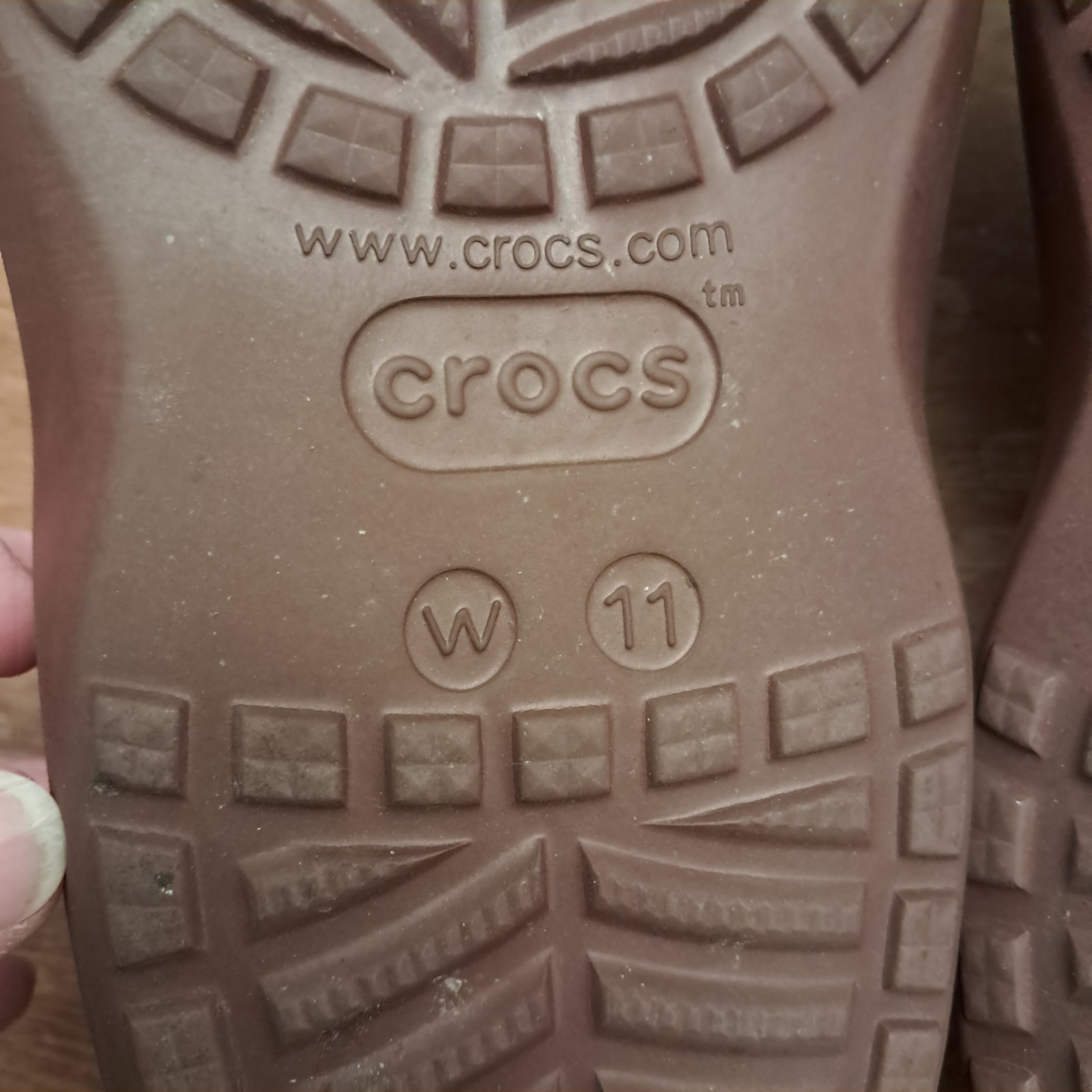 Crocs Baya Platform Lined Clog Wine Red Womens Size 11