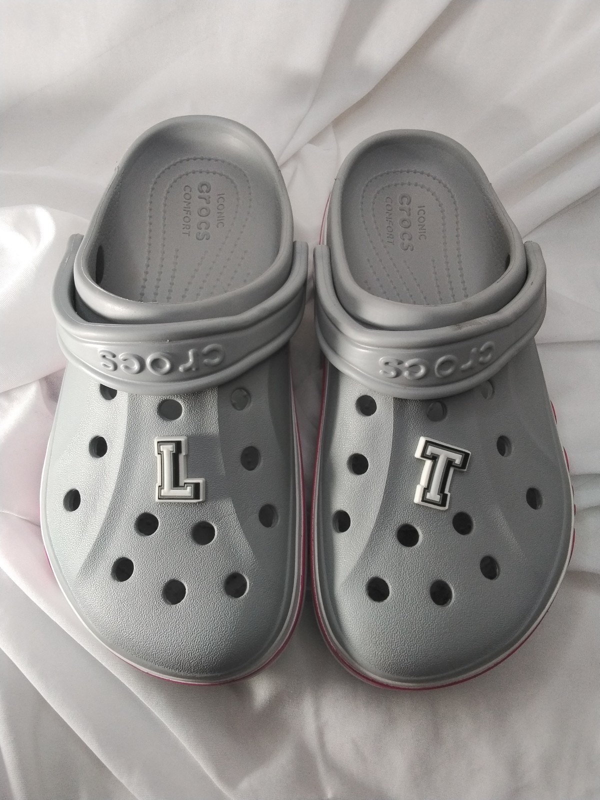 Crocs Bayaband Clogs Athletic Gray.