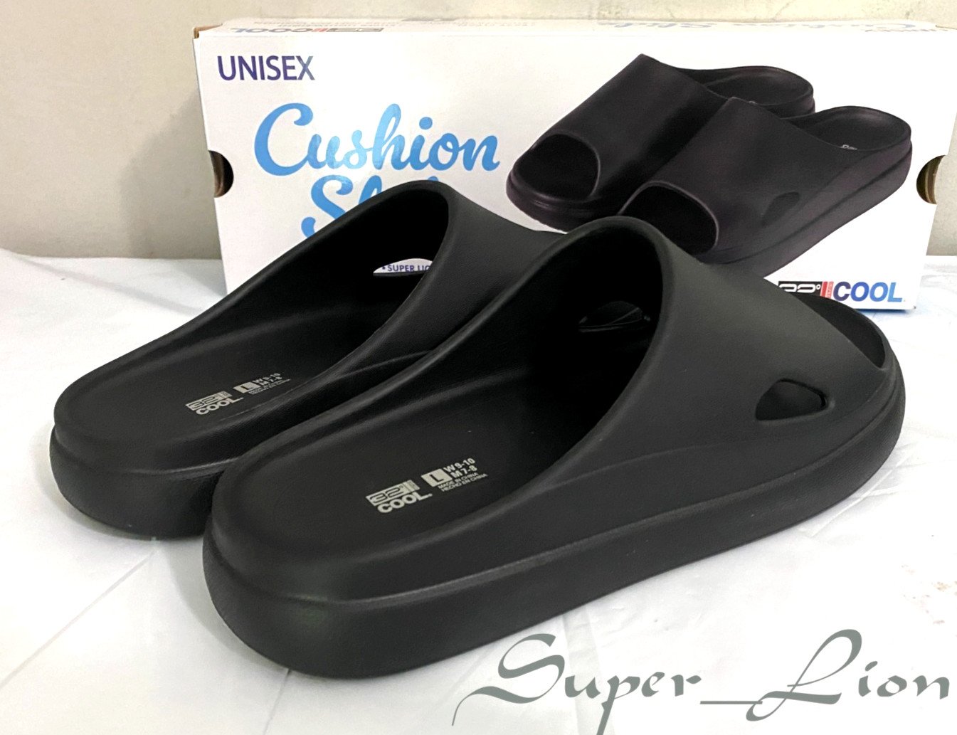 NEW 32 Degrees Cool Unisex Cushion Slide Sandals – PICK SIZE – BLACK