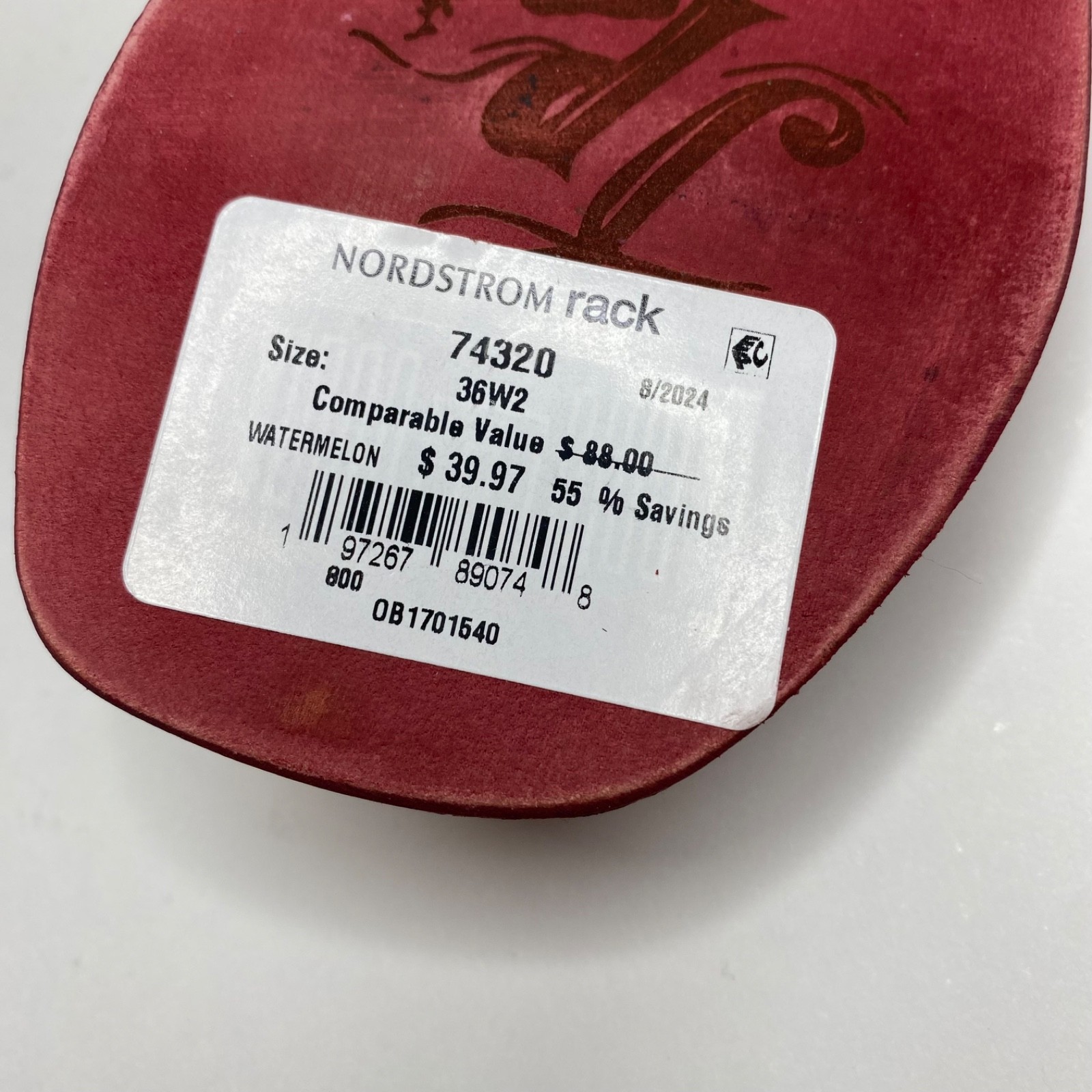 NEW Free People ORIGINALLY $88 Verona Sandals – Watermelon – Women’s Size 6M