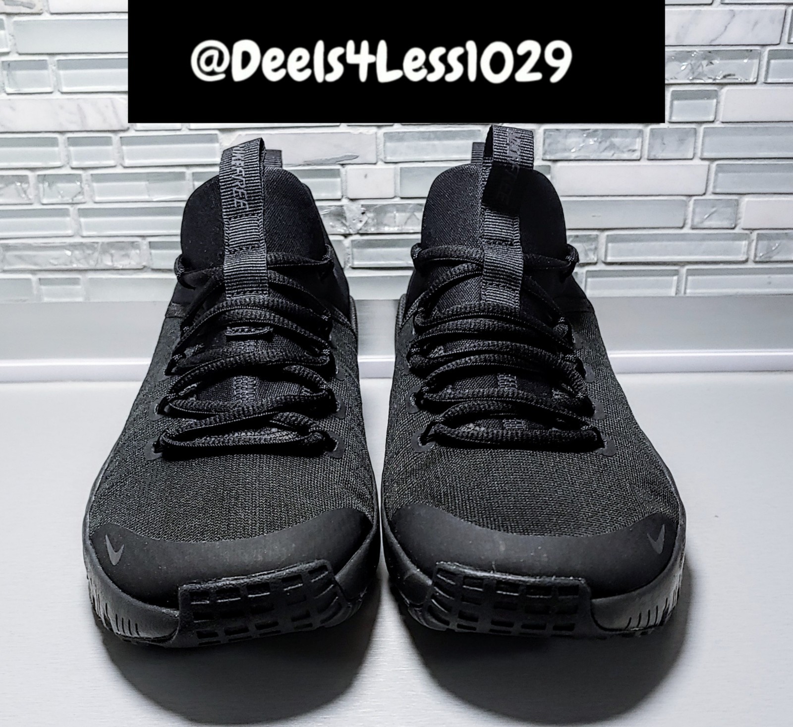 Nike Free Metcon 6 Training Womens Size 7 Black Anthracite FJ7126-003