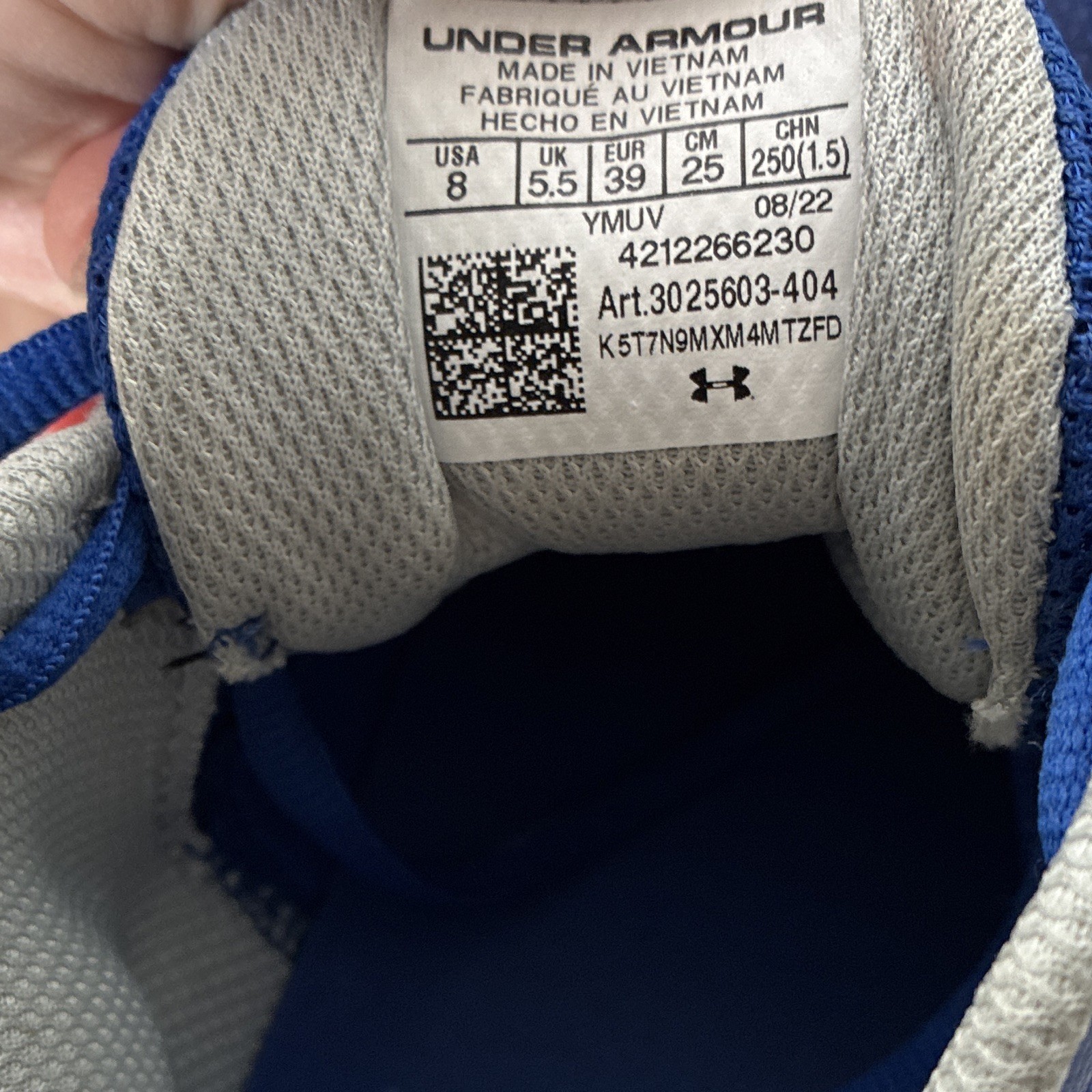 Under Armour Flow Breakthru 3 Women’s Lace-Up Low Top Mesh Sneakers Blue 3025603