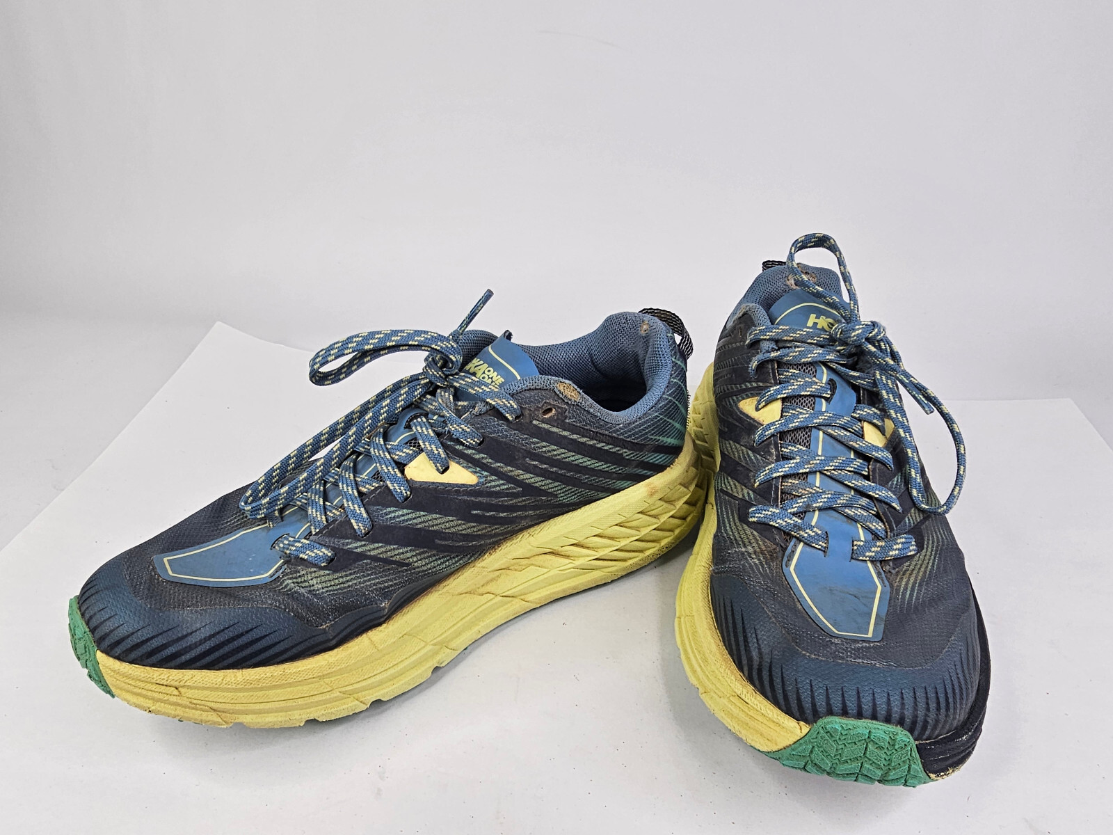 Hoka Speedgoat 4 Womens Size 9 Shoes Road Trail Running Distance Trainer Blue