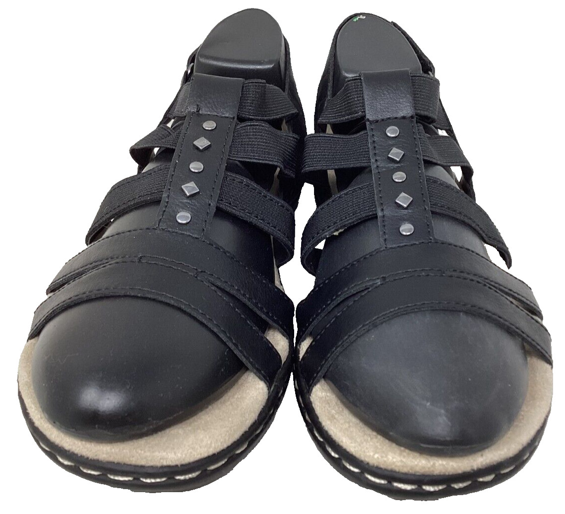 Croft & Barrow Women’s Etude Comfort Strappy Walking Sandals Black Size:6 98Q