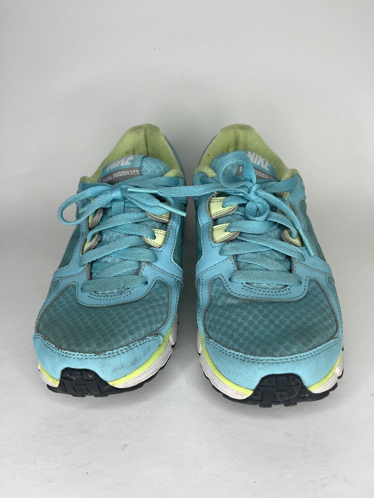 Nike Womens Dual Fusion ST 2 454240-400 Blue Running Shoes Sneakers Size 8