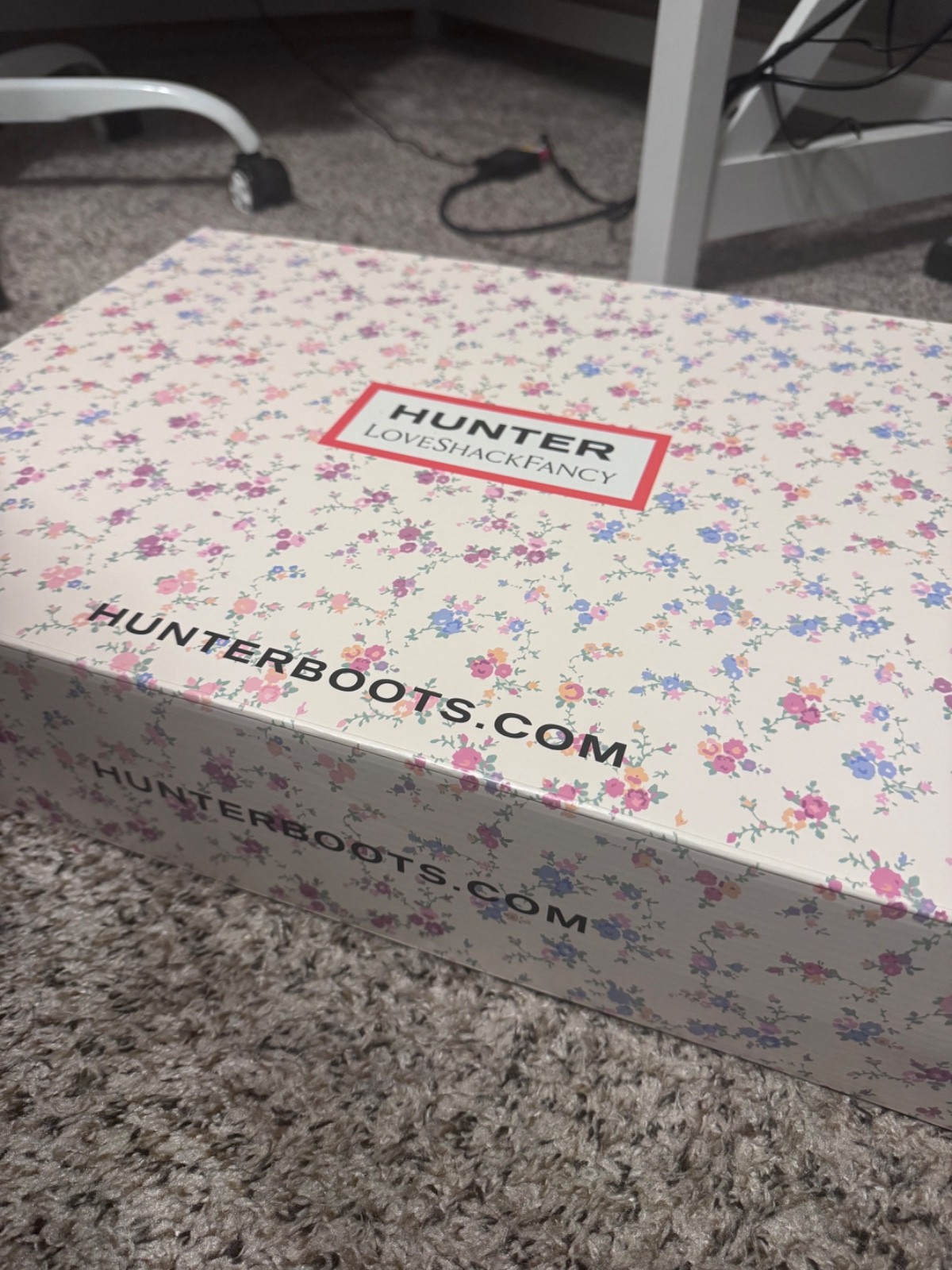 love shack fancy hunter boots
