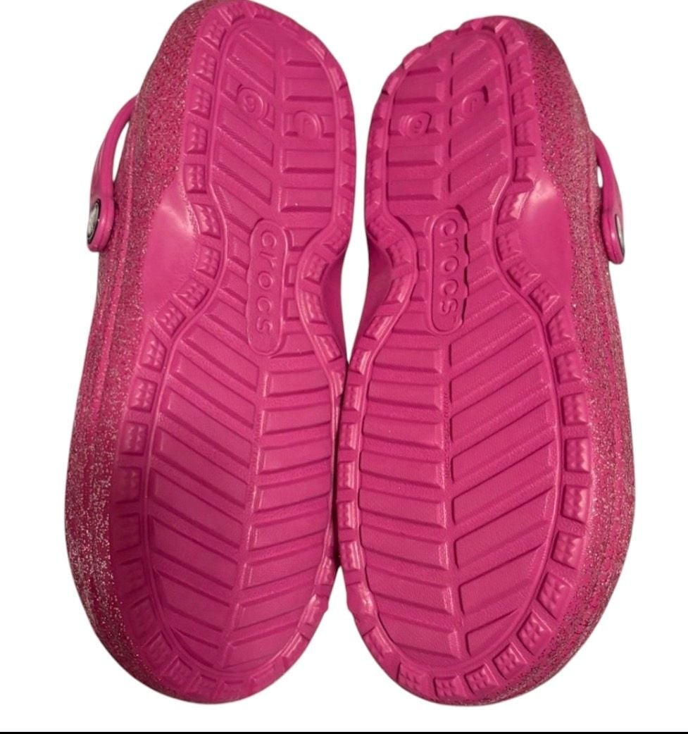 Crocs Classic Lined Glitter Clog K Fuchsia Fun