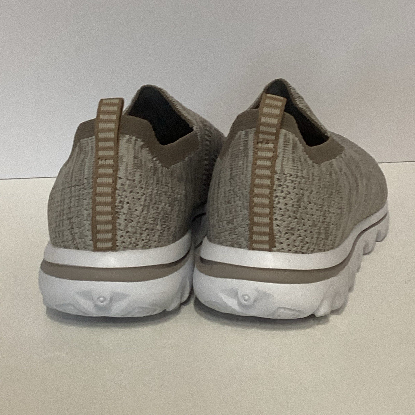 PROPET WAT024 Travel Active Stretch Women’s Comfort Slipon in Taupe Medium US 11